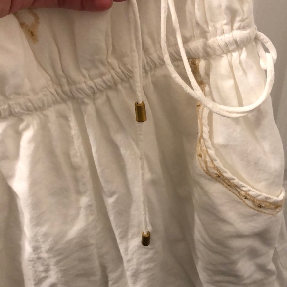 Cynthia Rowley 100% Cotton Summer Strapless Romper - Picture 6 of 8